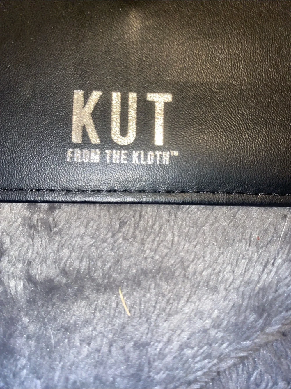 Kut from the Kloth Black and White Striped Wallet